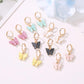 Fashion 2pcs Set Jewelry Acrylic Butterfly Necklace Earrings Set Ornament