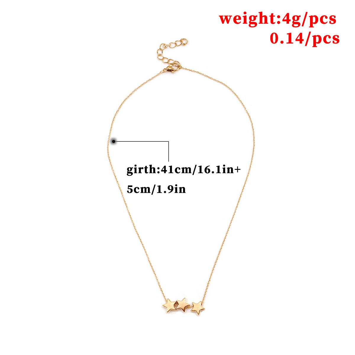 Jewelry Three Pendant Pendant Necklace Female Personality Creative Money Decoration Clavicle Chain