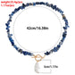 Jewelry Large Shaped Pearl OT Buckle Necklace Femininity Simple Fashion Blue Turquoise Necklace
