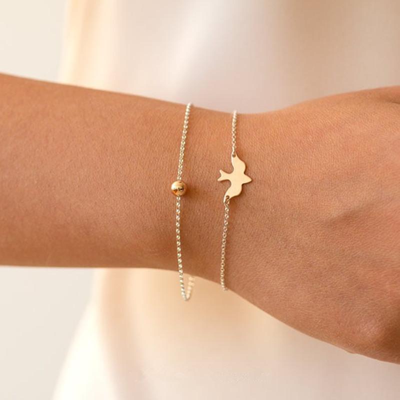 Small Animal Bracelet Exquisite Minimalist Bracelet Jewelry Simple Peace Dove Bracelet