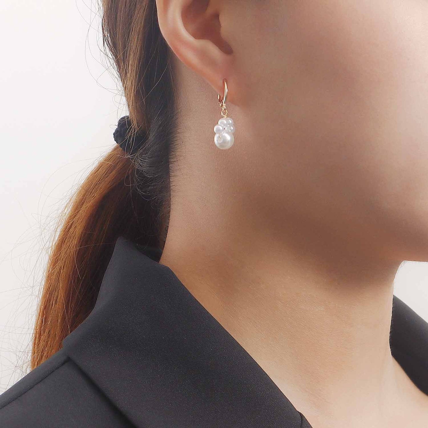 Jewelry Vintage Imitation Pearl Dog Footprint Pendant Earrings Women Earrings High Quality Earrings