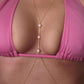 bellybodychain sexy pearl chain women's body chain