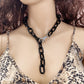 Jewelry Fashion Personality Tassel Adjustable Necklace Female Hip Hop Trendy Keychain Thick Chain Necklace