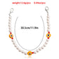Accessories trend hip-hop devil's eye shoe chain women's imitation pearl niche design single-layer shoe accessories