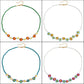 Jewelry Bohemian Daisy Contrast Color Beaded Necklace Retro Rice Bead Flower Clavicle Necklace Female