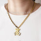 Letter printing Love clavicle chain bear necklace hip-hop male trendy punk couple sweater chain female sweater sweater chain