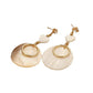 Fashion Circle Shell Long Earrings Heart Earrings Simple Geometric Tassel Earrings For Women