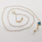 Simple four-leaf clover pearl glasses chain mask chain hanging chain non-slip anti-glasses sunglasses decorative pendant
