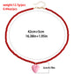Jewelry Bohemian pure color rice beads color love pendant necklace female beaded necklace niche