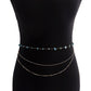Jewelry bohemia natural color turquoise waist chain body accessories female waistchain
