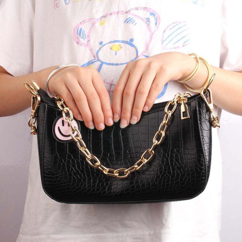 Trendy Metal Bag Decoration Jewelry Personality Versatile Alloy Chain Simple Diagonal Shoulder Strap Hand Chain