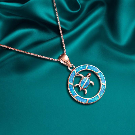 Fashion Circle Turtle Necklace Female Trend Simple Small Animal Clavicle Chain Jewelry
