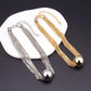 Jewelry exaggerated large cylinder pendant clavicle necklace hip-hop trend metal multi-layer chain necklace