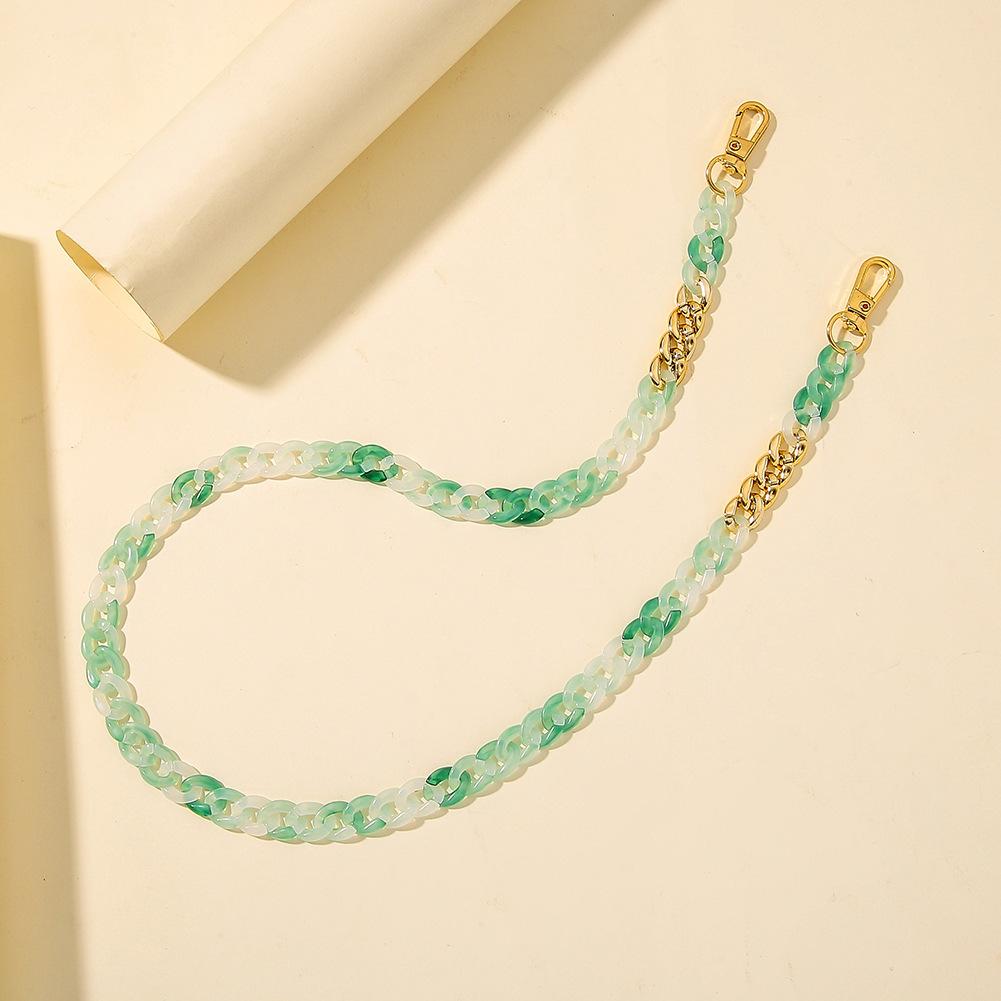 Resin Transparent Imitation Jade Simple Chain Mask Chain Creative Colorful Handmade Glasses Chain