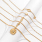Jewelry multi-element mix-and-match sunflower mushroom pendant necklace retro dollar smiley necklace female