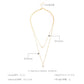 Jewelry Street Shot Imitation Pearl Rhinestone Layered Clavicle Chain Pendant Necklace Women's Necklace