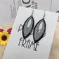 Hollow-out Atmospheric Dinner Party Peach-shaped Ladies Frosted Earrings Summer