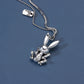 Jewelry Xiao Zhan's same style cute rabbit pendant necklace men's and women's trendy style hip-hop personality necklace