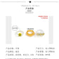 Jewelry Exaggerated Diversified Smiley Woven Set Ring Female Simple Geometric Round Jewelry