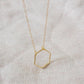 Jewelry Simple Fashion Hexagonal Necklace Delicate Clavicle Necklace Clearance