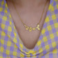 Explosive Summer Olive Bird Branch Versatile Titanium Steel Necklace for Women