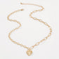 N853 Popular Jewelry Cold Simple Pendant Necklace Women's Geometric Love Elegant Clavicle Chain
