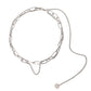 Metal chain necklace female design feeling ins cold collarbone chain net red rhinestone chain necklace trendy girl