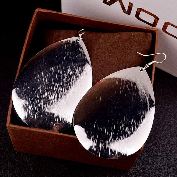 Simple fashion OL drop-shaped surface brushed earrings high-quality earrings direct supply