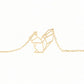 Simple and popular jewelry explosion fashion fashion hollow little squirrel short female clavicle chain