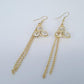 Long Tassel Earrings Chain Creative Earrings Earrings Alloy Earrings Earrings