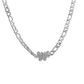 Full diamond stainless steel non-fading butterfly necklace cold titanium steel necklace net red collarbone chain jewelry female