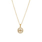 Kuaishou live broadcast fashion inlaid zircon four-leaf clover necklace femininity girls high sense creative simplicity