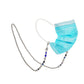Mask anti-lost hanging chain fashion silver round beads retro mix and match mask lanyard colorful bead necklace
