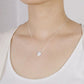 Popular jewelry exquisite round cake brushed plated clavicle chain supply
