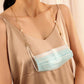 Mask hanging chain stainless steel chain baroque special-shaped pearl mask chain glasses chain