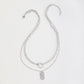 N794 temperament clavicle chain geometric retro necklace niche simple sweater necklace