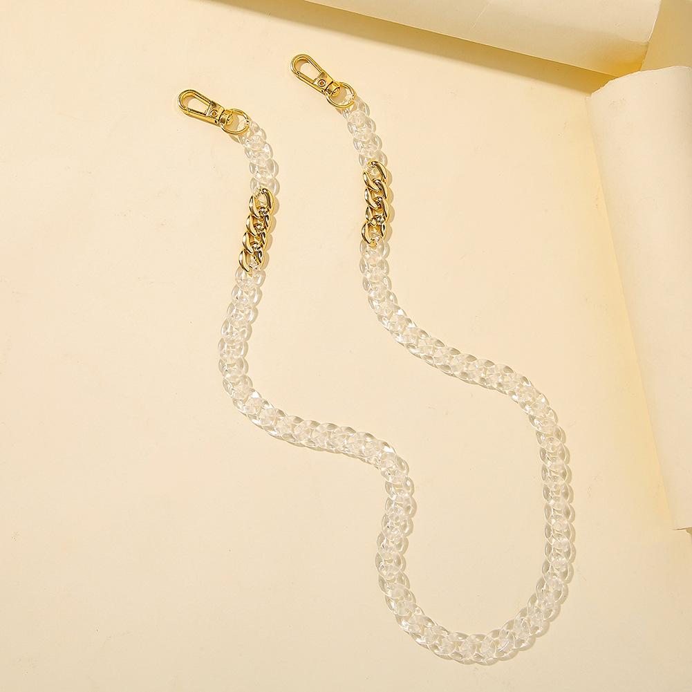 Resin Transparent Imitation Jade Simple Chain Mask Chain Creative Colorful Handmade Glasses Chain