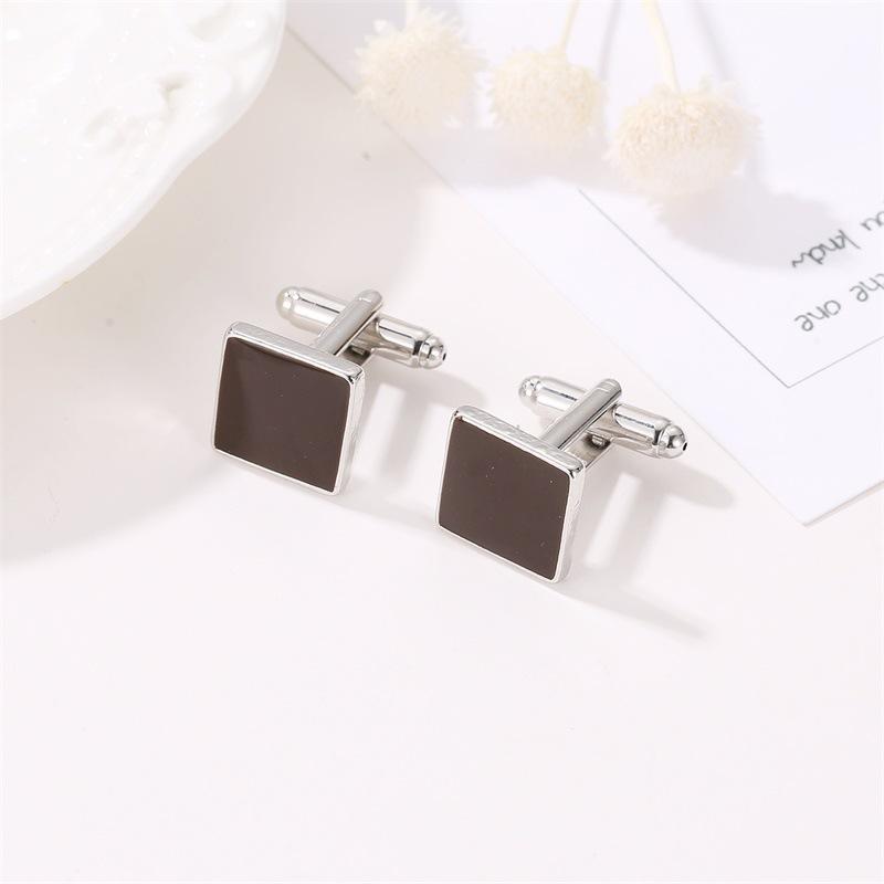 Cross Glossy Cufflinks Business Casual Men Suit Shirt Metal Cufflinks Accessories