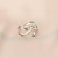 Creative shell fashion personality bamboo strip five-pointed star stainless steel ring open ring versatile fashion women