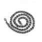 Men's jewelry hip-hop necklace simple trendy twist chain necklace iron chain