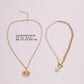 Baroque Pearl Necklace Double Clavicle Chain Collar Short Necklace Women