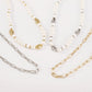 N1351 Elegant Retro Ethnic Necklace Pearl Shell Chain Multi-element Necklace Exaggerated Necklace