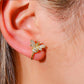 Explosive jewelry small bee earrings female niche design animal ear clip jewelry earrings