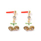 Jewelry Christmas Bell Shape Rhinestone Stud Earrings Fashion Ladies Christmas Gift Earrings Earrings