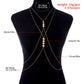 Jewelry Simple Round Sequin Pendant Body Chain Trendy Women's Night Sexy Alloy Chain Chest Chain