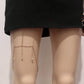 Fashion sexy five-pointed star leg chain elastic bandage thigh chain female trend metal chain body chain
