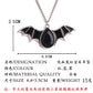 Explosive jewelry Halloween bat necklace female personality punk drip oil couple pendant male sweater chain jewelry