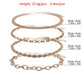 Jewelry Fashion Hemp Rope Trend Ladies Bracelet Simple Thick Chain 5 Sets