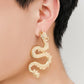 Kendou with the same dark Chinese dragon carving shape earrings earrings hip-hop ins dragon ear jewelry