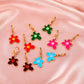 Ins cute drop earrings colorful alien flowers mushroom gossip earrings simple earrings